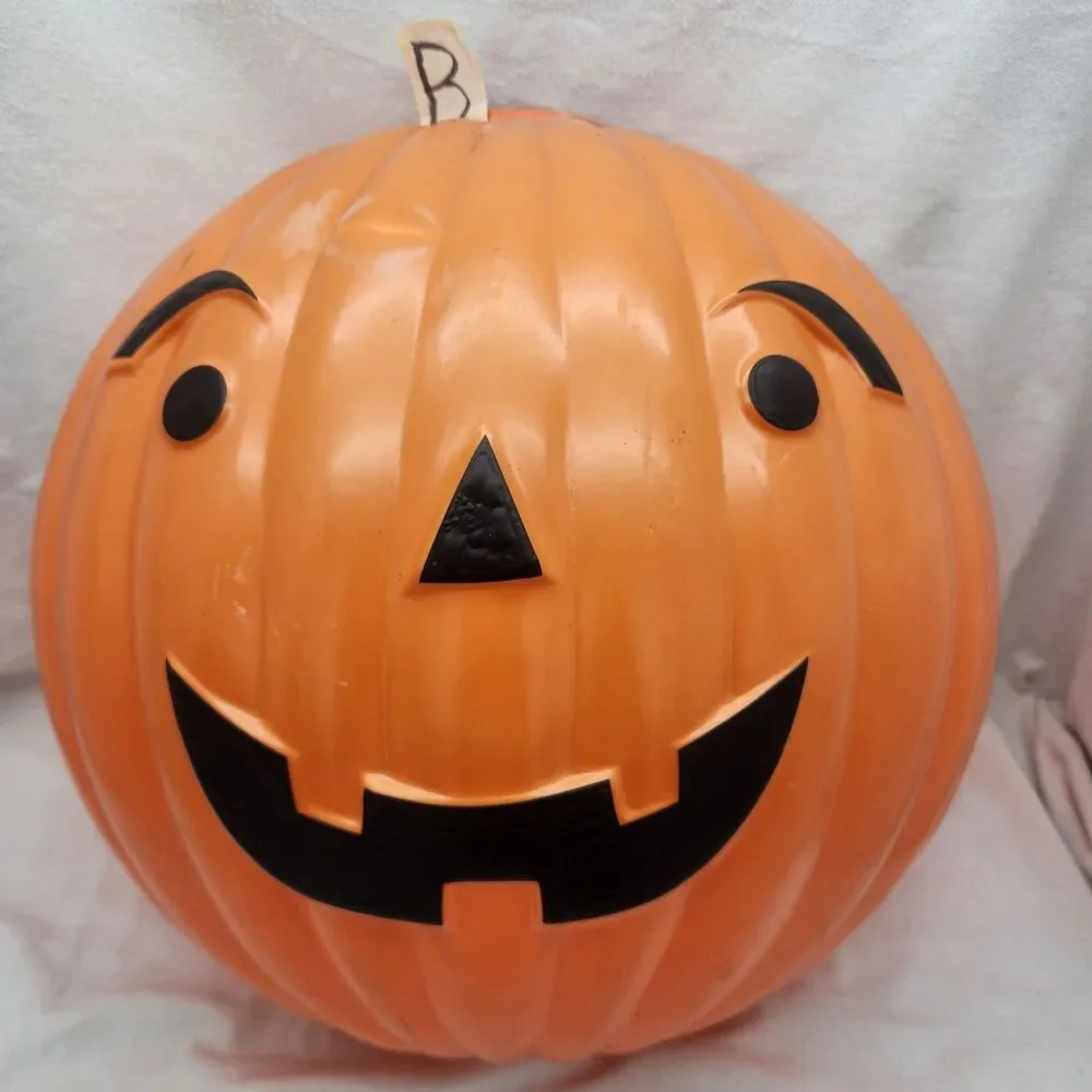 Decoration Jack O Lantern Pumpkin Lamp Post 2Pc Cover Halloween Shamrock Plastic